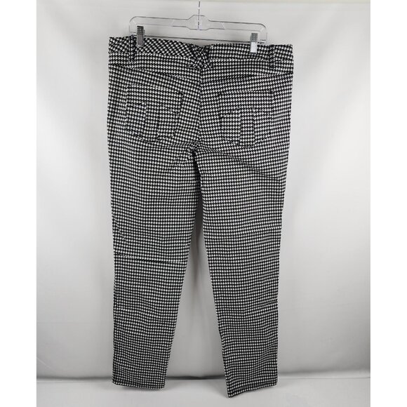 Tripp NYC Pants Womens 15 Multi Houndstooth Daang Goodman Ankle Leg Pant (34x30) - Picture 7 of 10
